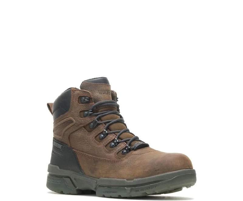 Men's work & safety boots with a quick - lace system for easy on and offWolverine I-90 Durashocks 6" WP CT