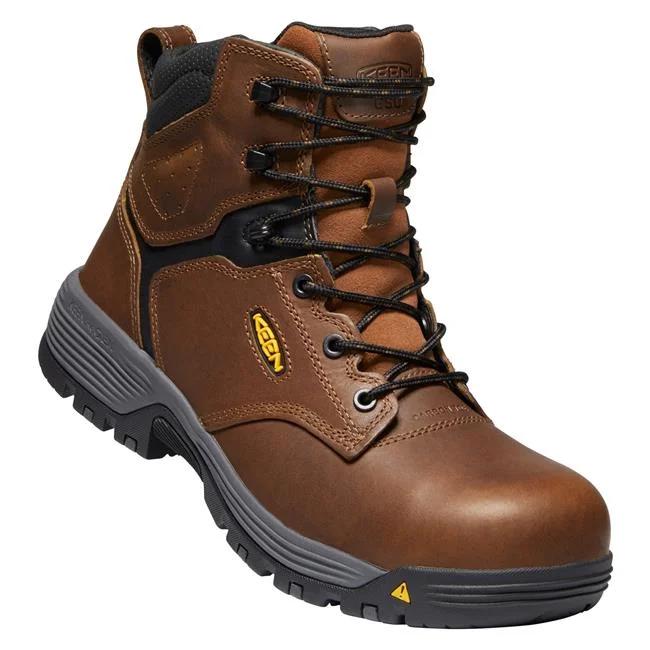 Men's breathable mesh - lined work & safety boots for hot weatherKeen Chicago 6" WP Safety