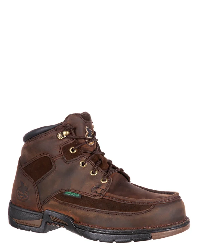 Men's work & safety boots with a high - traction lug pattern for uneven groundMens Athens 6" Lace-Up Boots