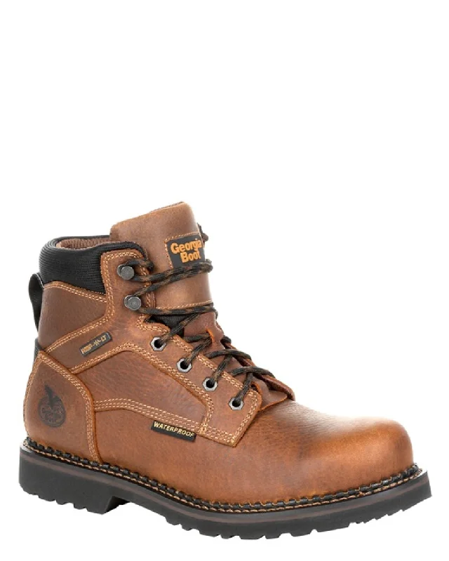 Men's slip - resistant work & safety boots for oily surfacesMen's Giant Revamp Waterproof 6" Boots