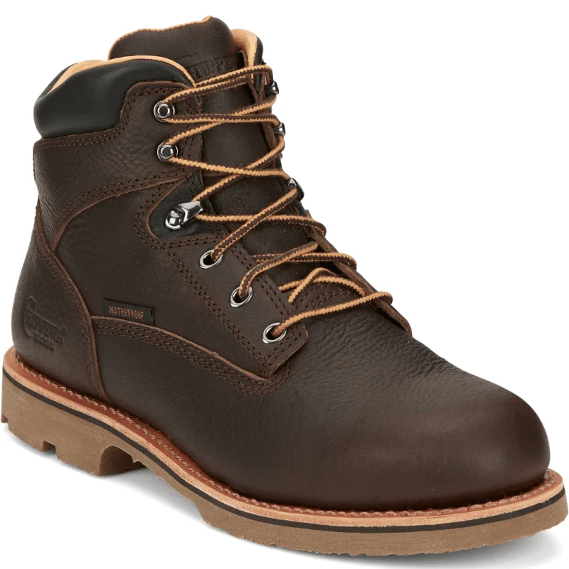 Men's work & safety boots with a toe cap made of aluminum alloyChippewa Men's Colville Waterproof Lace-Up Work Boots 72125 Men's work & safety boots with a toe cap made of aluminum alloyChippewa Men's Colville Waterproof Lace-Up Work Boots 72125