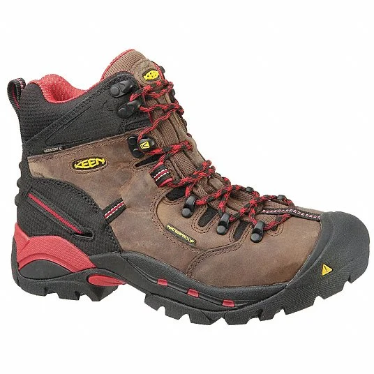 Men's work & safety boots with a quick - lace system for easy on and offKeen Pittsburgh 6" WP ST