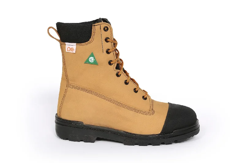 Men's non - metallic work & safety boots for airport security jobsBucks® The Boss - 8" Lace-up CSA Steel-toe Work Boot