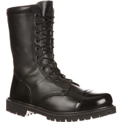 Men's work & safety boots with a quick - lace system for easy on and offROCKY MENS SIDE ZIPPER JUMP BOOT STYLE FQ0002090