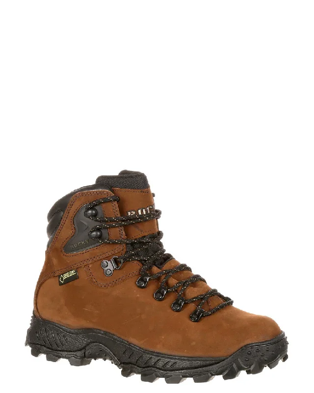 Men's work & safety boots with a gusseted tongue to keep out debrisMens RidgeTop GoreTex Waterproof Hiking Boots