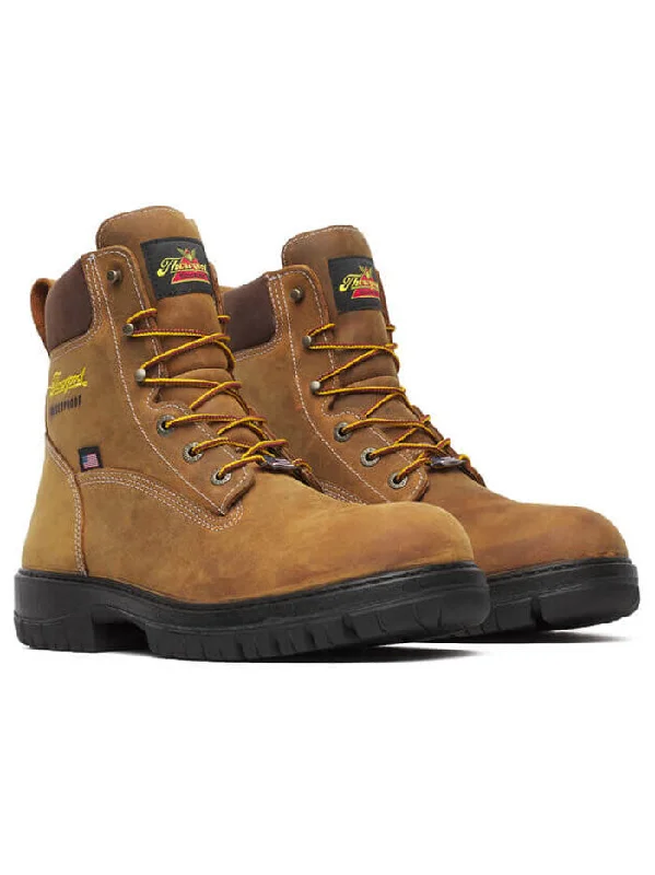 Men's work & safety boots with a toe cap made of aluminum alloyThorogood 814-4149 Mens Genesis Series Waterproof Boot Chesnut