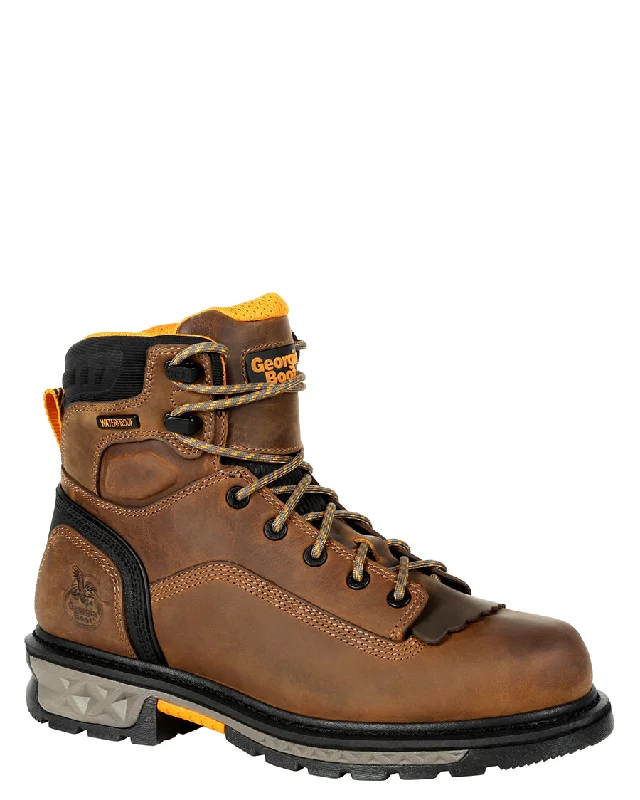 Men's non - metallic work & safety boots for airport security jobsMen's Carbo-Tec LTX Waterproof Composite Toe Work Boots