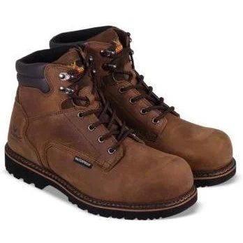 Men's puncture - resistant work & safety boots with Kevlar soleThorogood Men's V-Series 6" WP Comp Toe Work Boot - Brown - 804-3236