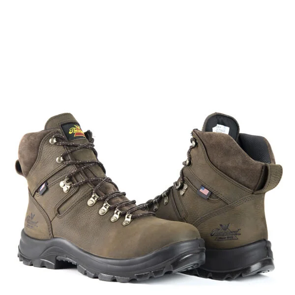 Men's work & safety boots with a moisture - wicking lining for dry feetThorogood American Union Series Steel Toe WaterProof 6" WorkBoot 804-3365