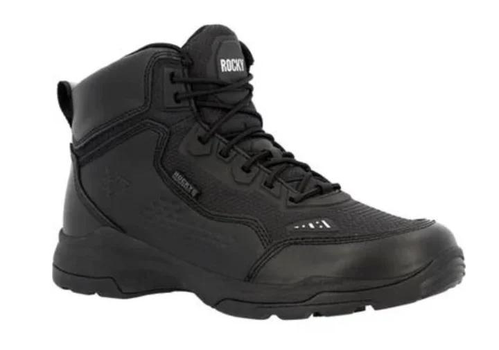 Men's work & safety boots with a cushioned midsole for comfortROCKY MENS TAC ONE WATERPROOF PUBLIC SERVICE BOOT STYLE RKD0112