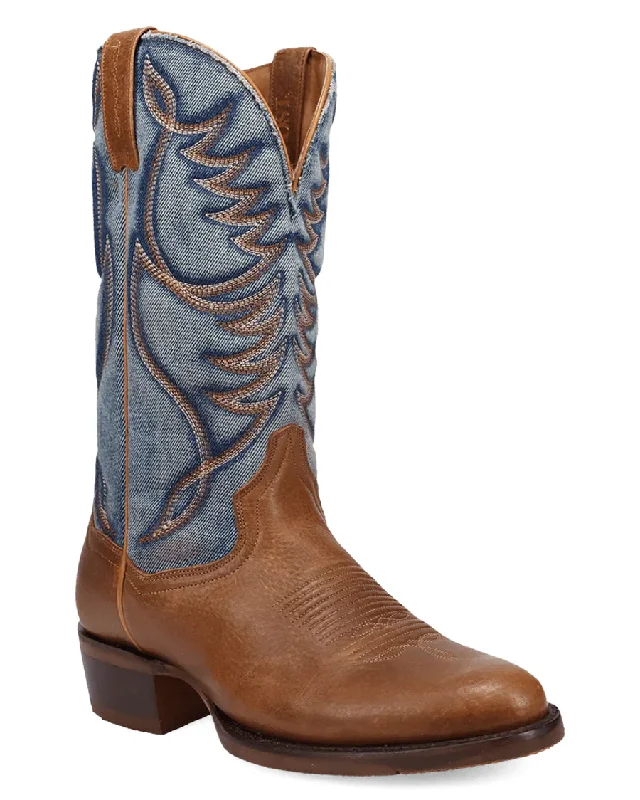 Men's breathable mesh - lined work & safety boots for hot weatherMen's Bullock Western Boots