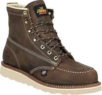 Men's work & safety boots with a padded collar for ankle comfortThorogood Men's 6" Boots 814-4203