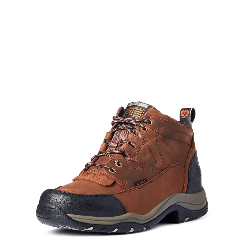 Men's breathable mesh - lined work & safety boots for hot weatherAriat Terrain Waterproof Mens Boot Style 10002183