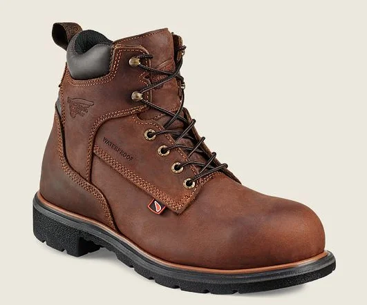 Men's water - repellent leather work & safety boots for outdoor workRed Wing Men's DynaForce 6-inch Waterproof Safety Toe Boot 4215