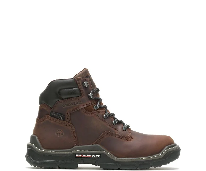 Men's work & safety boots with a breathable waterproof membrane like Gore - TexWolverine Raider DuraShocks 6” Soft Toe