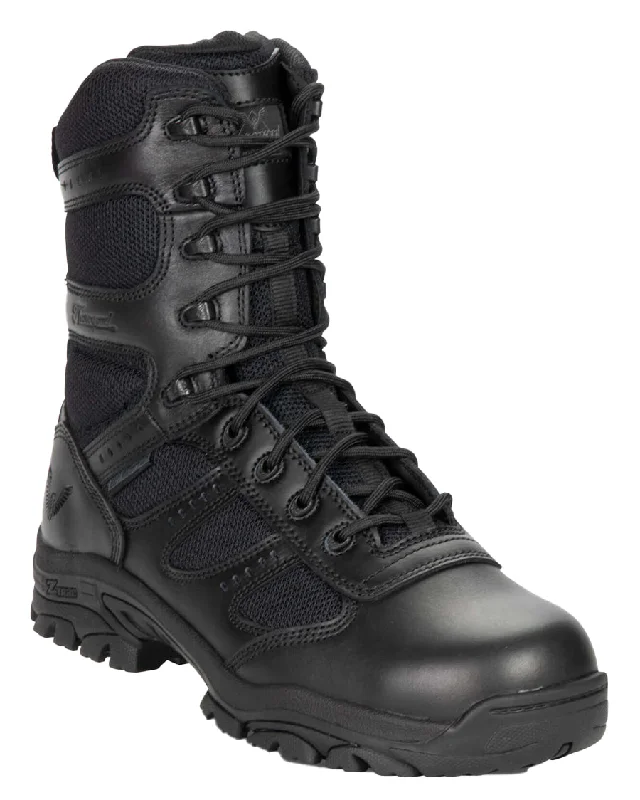 Men's chemical - resistant work & safety boots for laboratory useMen's The Deuce Series Waterproof Tactical Side Zip Boots