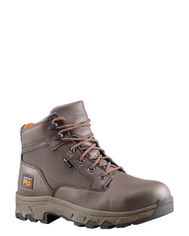 Men's work & safety boots with a toe cap made of aluminum alloyMens Pro Linden 6" Alloy Lace-Up Boots