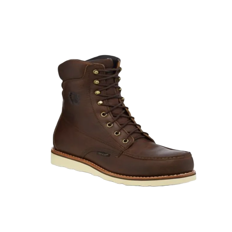 Men's work & safety boots with a removable insole for easy cleaningChippewa® Men's Edge Walker Nano Composite Toe Brown Work Boots 25347