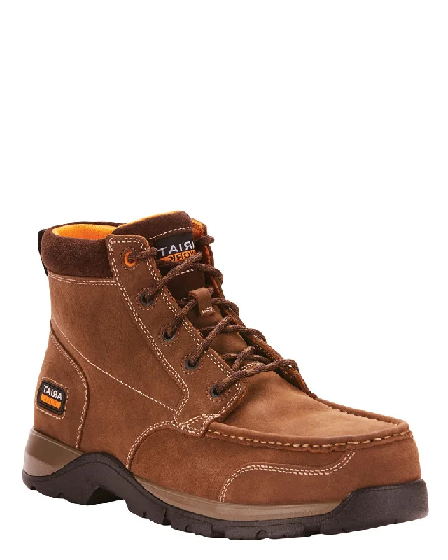 Men's water - repellent leather work & safety boots for outdoor workMens Edge LTE Chukka Comp-Toe Lace-Up Boots