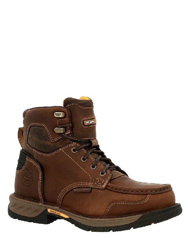 Men's work & safety boots with a chemical - resistant rubber soleMen's Athens 360 Waterproof Steel Toe Work Boots