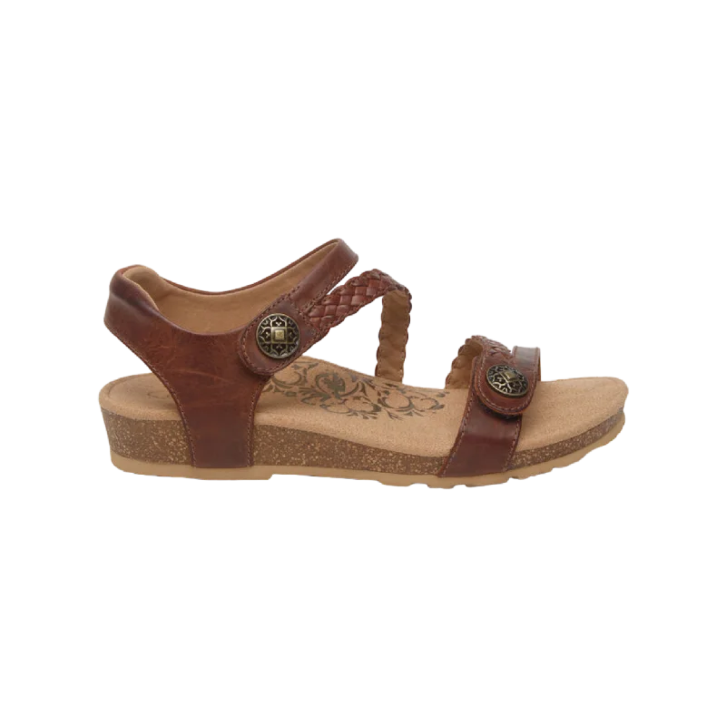 Men's sandals with a cushioned footbedMen's sandals with a cushioned footbedJillian Braided Quarter Strap Sandal