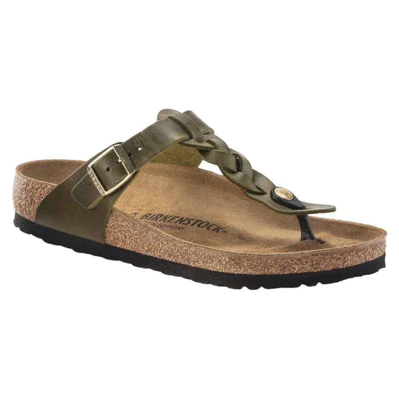 Men's sandals with a removable insole for cleaningMen's sandals with a removable insole for cleaningGizeh Braid Oiled Leather