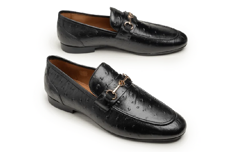 Men's loafers with a leather lacing systemMen's loafers with a leather lacing systemLOGO 1050 BKA