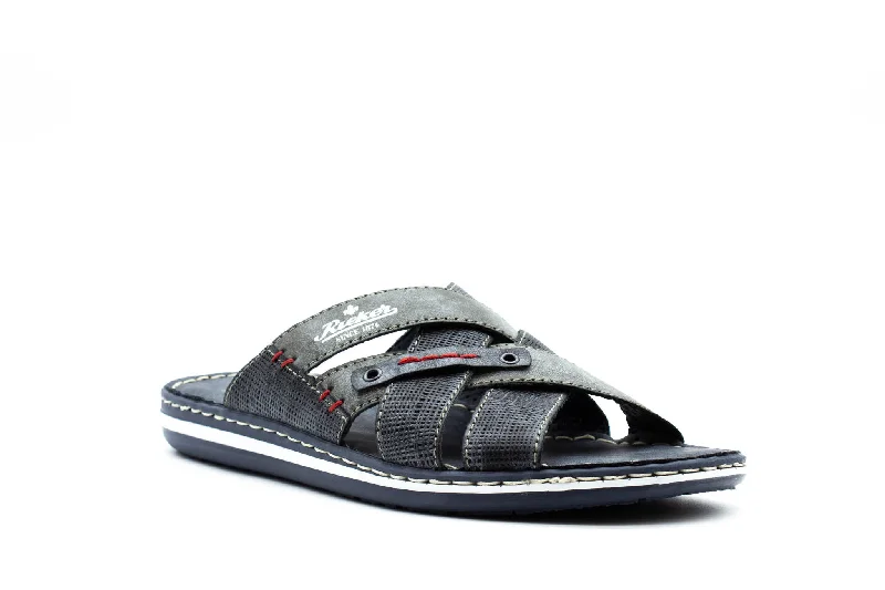 Men's sandals with a contrast stitching detailMen's sandals with a contrast stitching detailRIEKER Mule