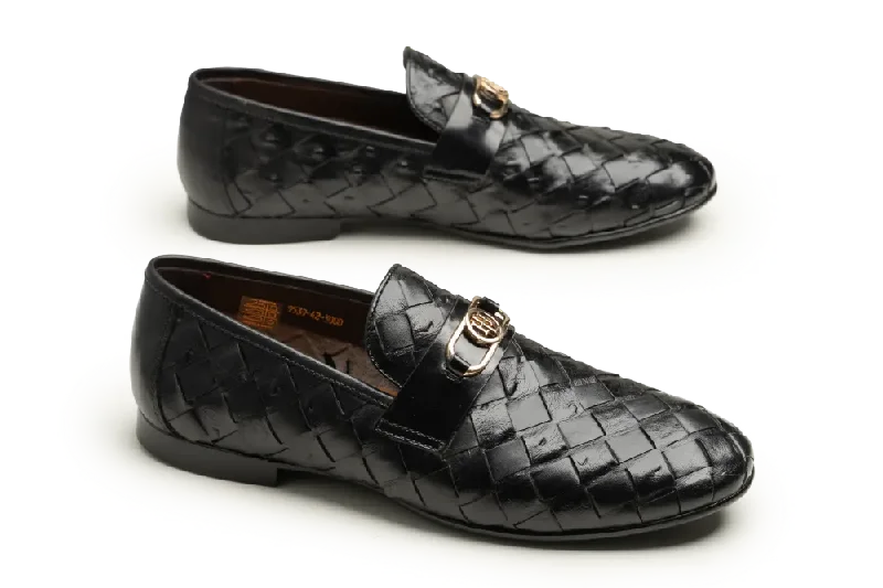 Men's loafers with a memory foam insoleMen's loafers with a memory foam insoleLOGO 9539 BKA