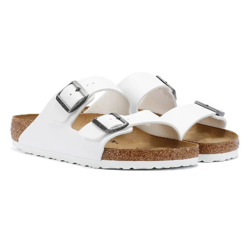 Men's sandals with a leather lining for comfortMen's sandals with a leather lining for comfortBirkenstock Arizona Birko-Flor Womens White Sandals