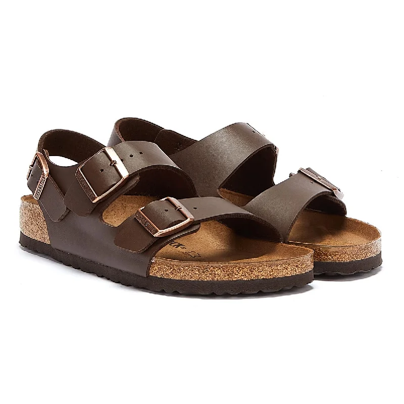 Men's sandals with a pointed toe for a stylish lookMen's sandals with a pointed toe for a stylish lookBirkenstock Milano Birko Flor Dark Brown Sandals