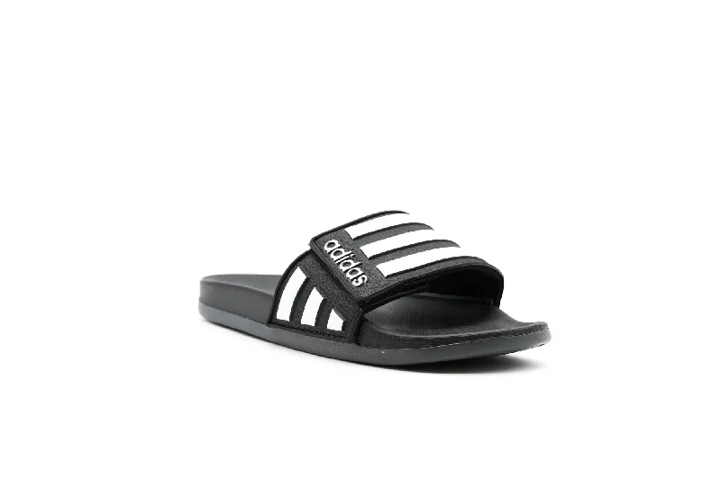 Men's sandals with a perforated leather upper for ventilationMen's sandals with a perforated leather upper for ventilationADIDAS Adilette Comfort Adjustable Slides