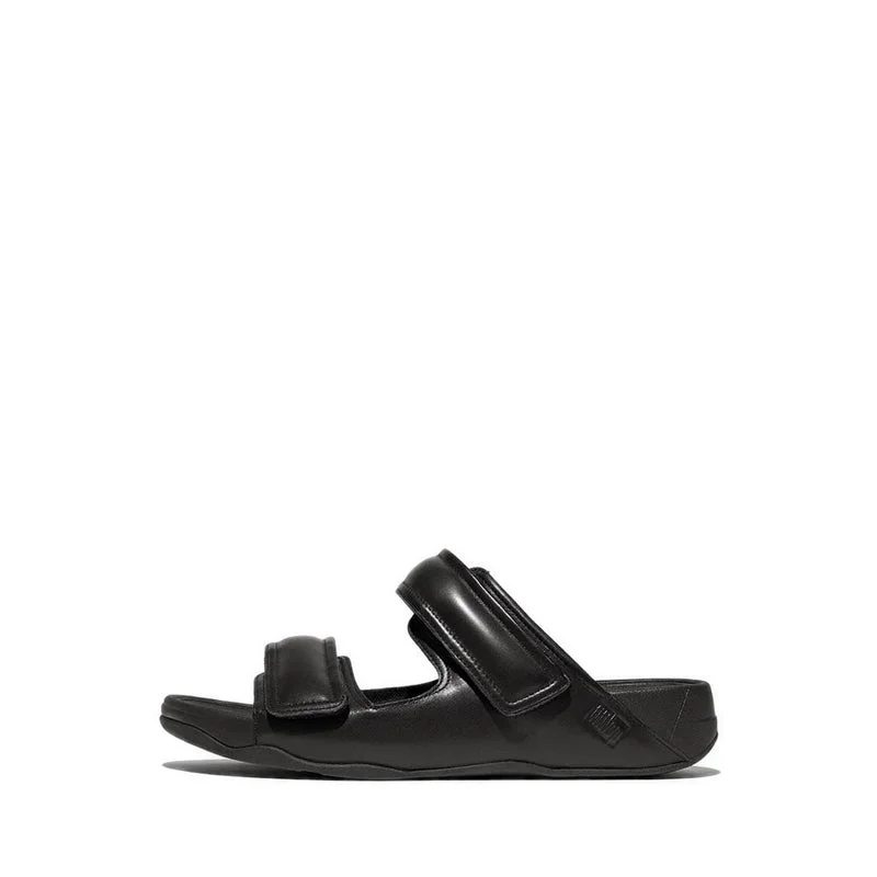 Men's leather sandals with an adjustable strapMen's leather sandals with an adjustable strapGogh Moc Adjustable Padded-Leather Slides