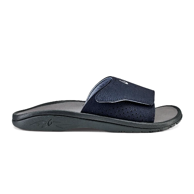 Men's sandals with a flexible sole for easy movementMen's sandals with a flexible sole for easy movementNalu Slide - Trench Blue / Charcoal