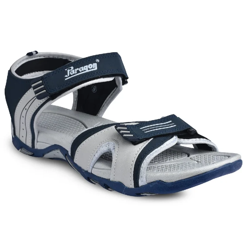 Men's leather sandals with an adjustable strapMen's leather sandals with an adjustable strapParagon FBK1413G Men Stylish Sandals | Comfortable Sandals for Daily Outdoor Use | Casual Formal Sandals with Cushioned Soles