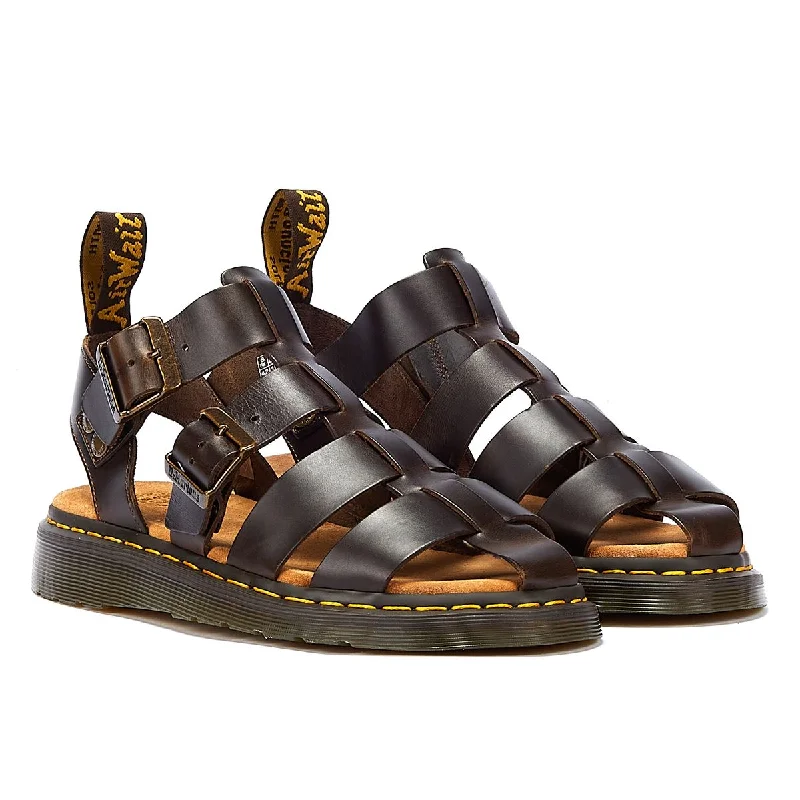 Men's sandals with a durable outer soleMen's sandals with a durable outer soleDr. Martens Garin Brando Bracken Brown Sandals