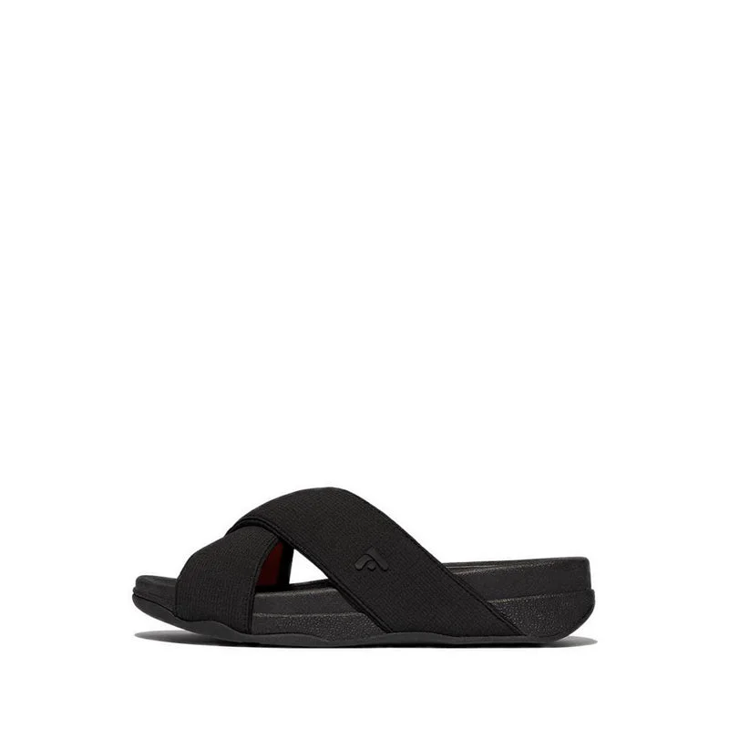 Men's sandals with a decorative buckle or charmMen's sandals with a decorative buckle or charmSurfer Water-Resistant Ripstop Cross Slides