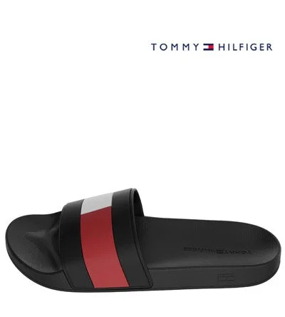 Men's sandals with a rubber sole for tractionMen's sandals with a rubber sole for tractionTOMMY HILFIGER FLAG POOL SLIDE