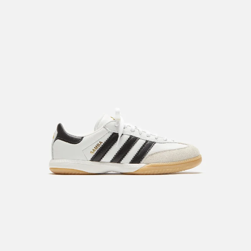 Men's fashion - forward sneakers with a unique tongue designadidas Samba MN - White / Core Black / Gum 3