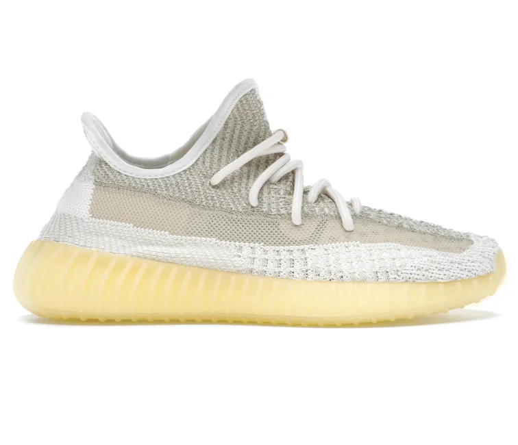 Men's sneaker boots with a mid - ankle heightAdidas Yeezy Boost 350 V2 (Natural)