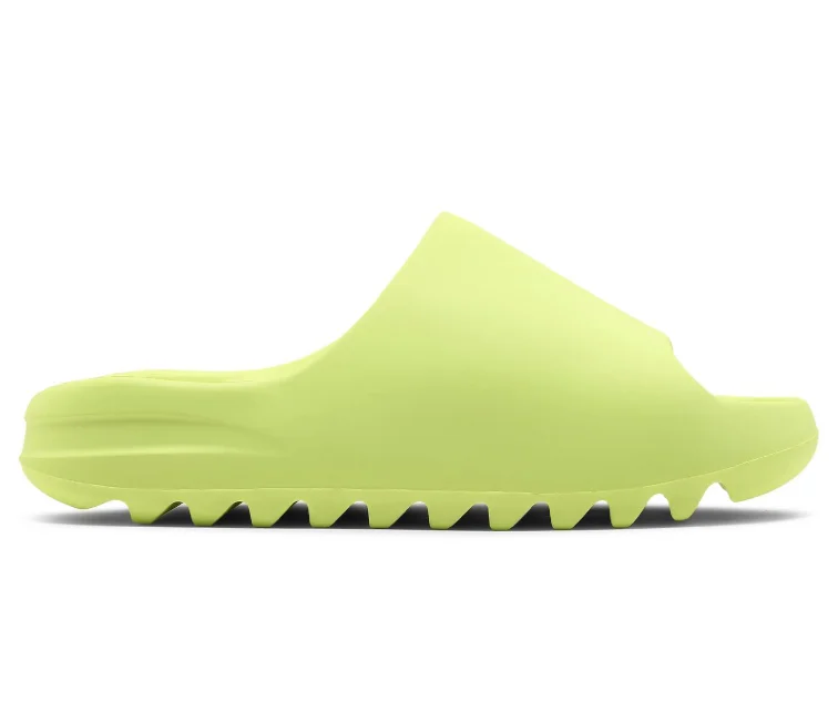 Men's memory - foam insole sneakers for added comfortAdidas Yeezy Slide (Glow Green)