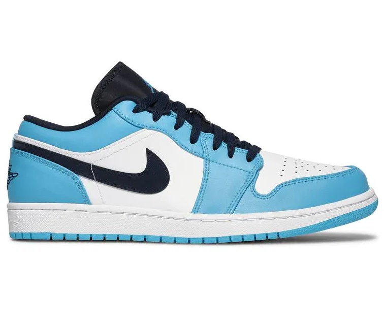 Men's track - and - field sneakers with a spike - compatible soleMen's Nike Air Jordan 1 Low (UNC)