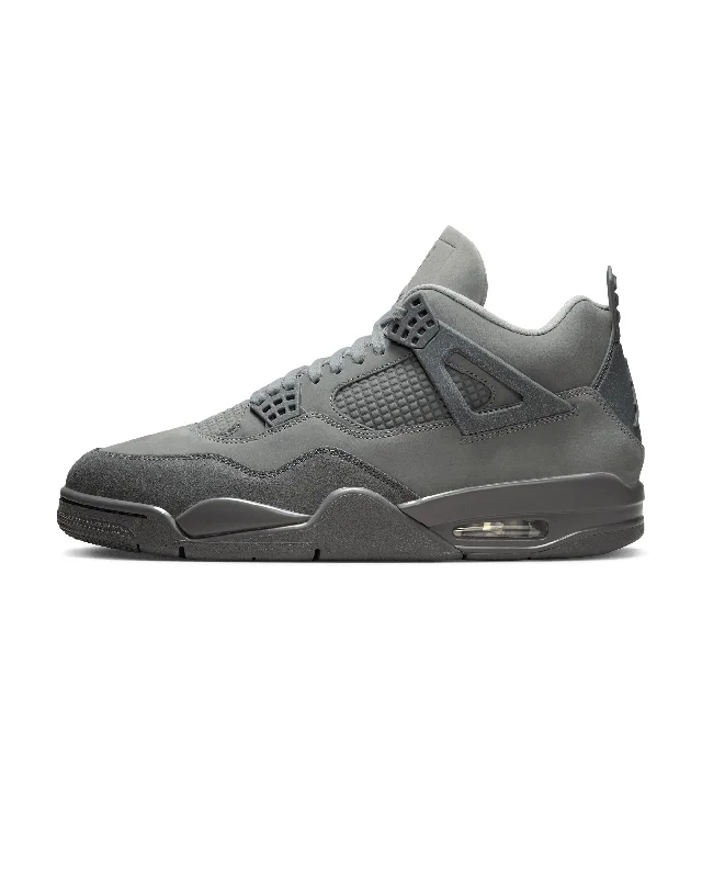 Men's high - performance basketball sneakers with air cushioningAir Jordan 4 Retro SE "Wet Cement" - Smoke Grey / Iron Grey / Cement Grey