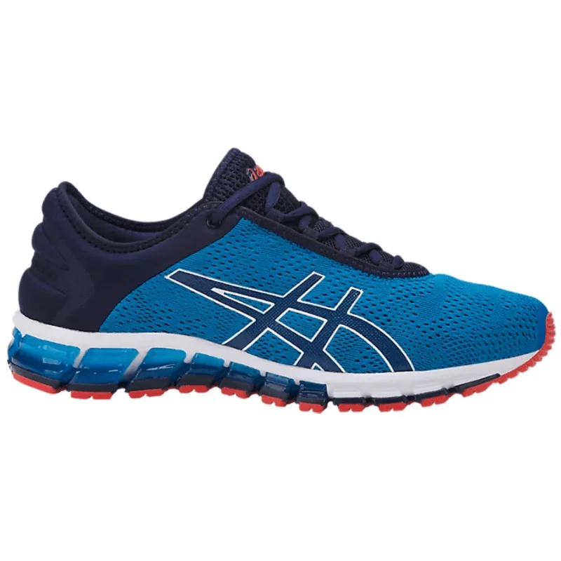 Men's navy blue suede sneakers with gold - toned eyeletsMen's Asics Gel-Quantum 180 3 'Race Blue/Peacoat'