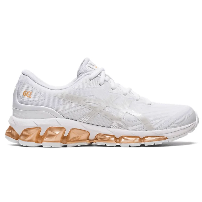 Men's neon - colored sneakers for a bold statementWomens Asics Gel-Quantum 360 7 VII 'White/Champagne'