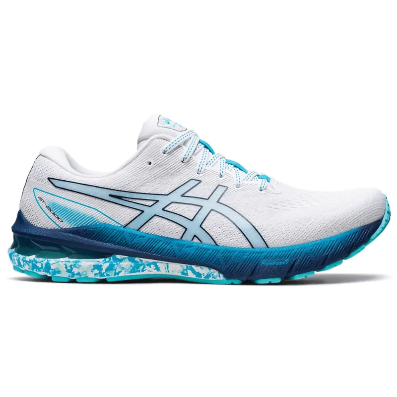 Men's waterproof sneakers for rainy daysMen’s Asics GT-2000-10 ‘White/Ice Mint’ (Glacier Blue)