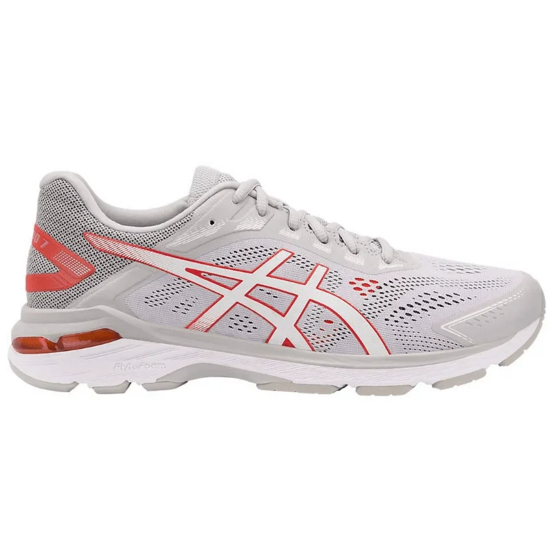 Men's retro - style sneakers inspired by the 80sMen’s Asics GT-2000 7 ‘Mid Grey/White’ (Spruce Red)