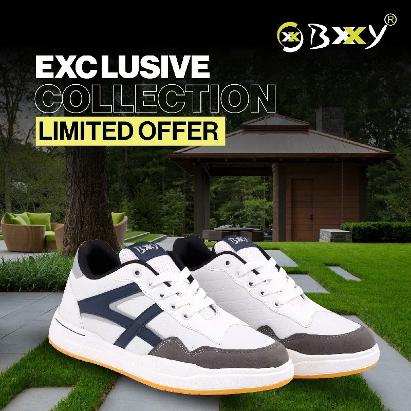 Men's retro - inspired basketball sneakers with a high - top designBxxy's Men's Casual Sports Shoes