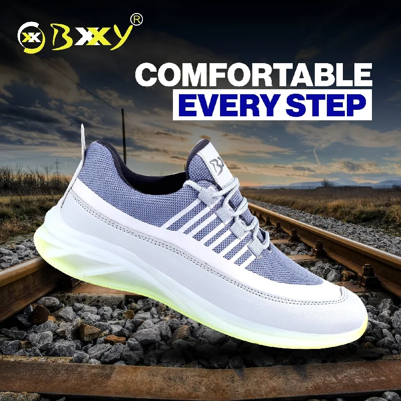 Men's casual leather sneakers with a distressed finishBxxy's Latest Sports Running Shoes for Men