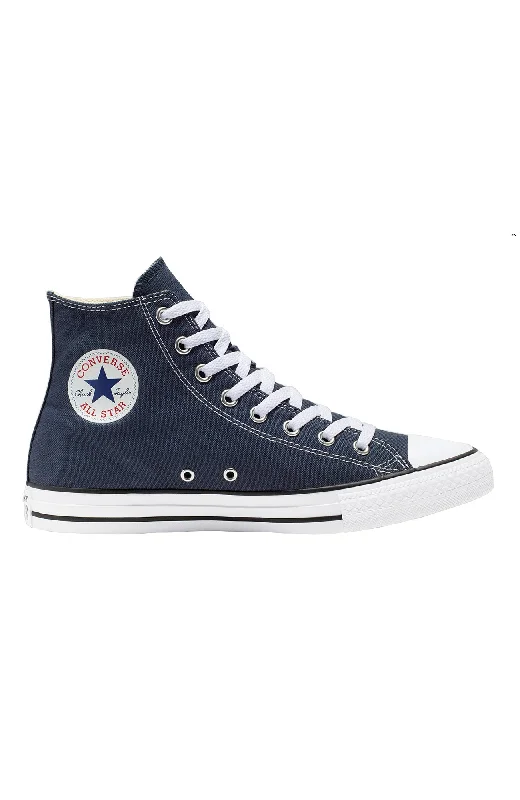 Men's leather - and - mesh combination sneakers for style and functionChuck Taylor All Star High Top Navy